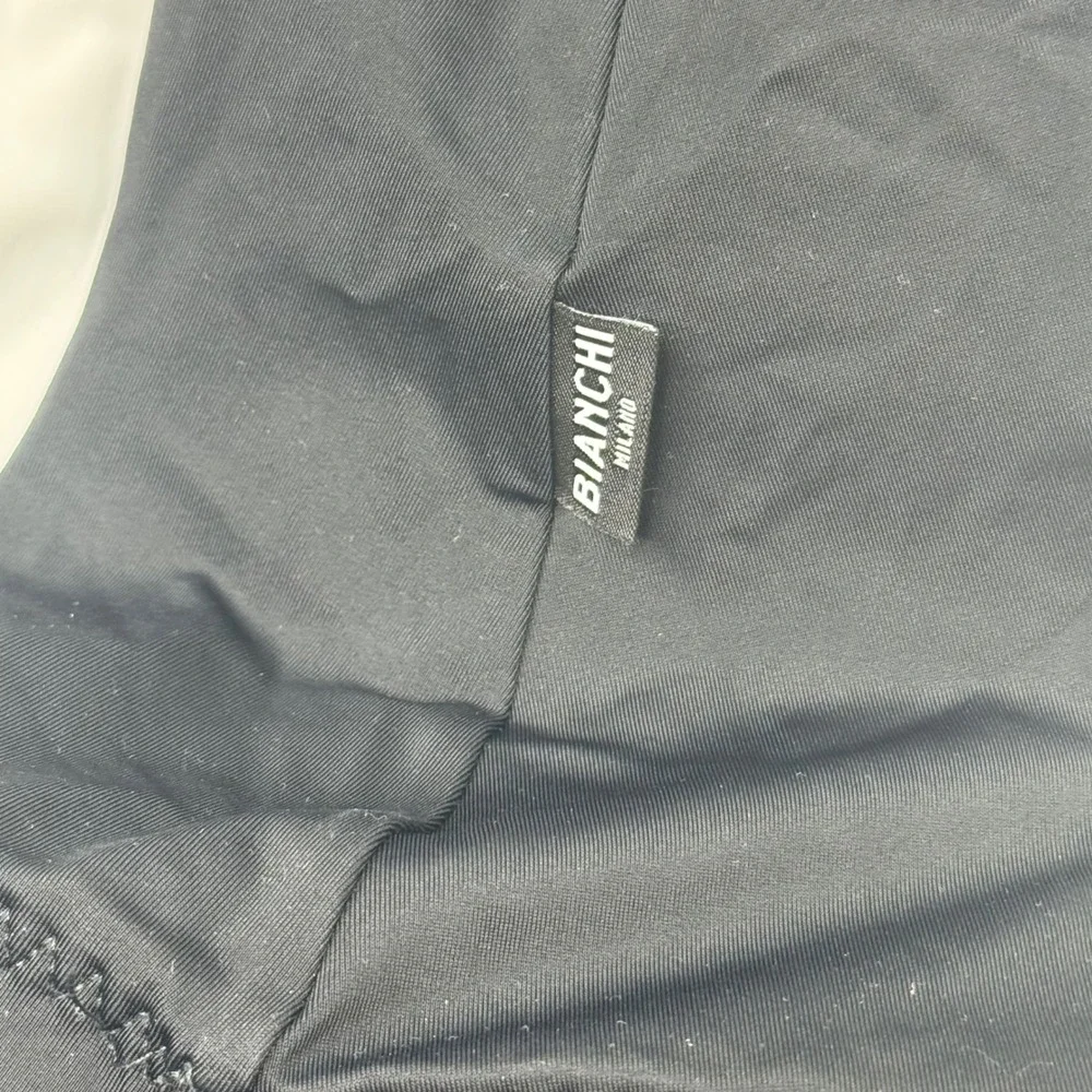 Bianchi Milano Cycling Bib Shorts Small White Padded Butt Italy Biking